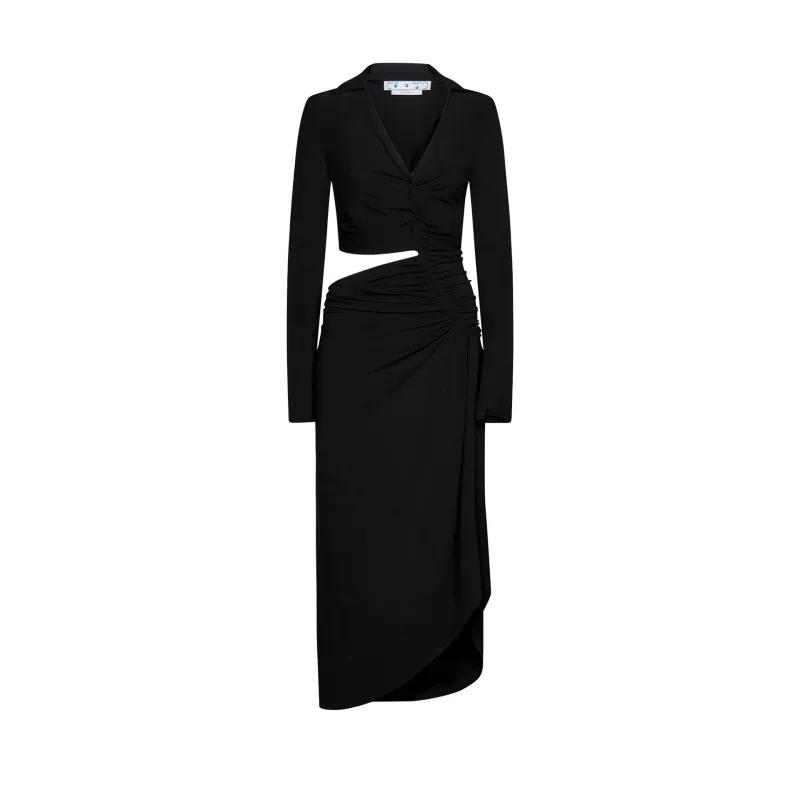 Off-White Cut-Out Midi Dress made by Off-White