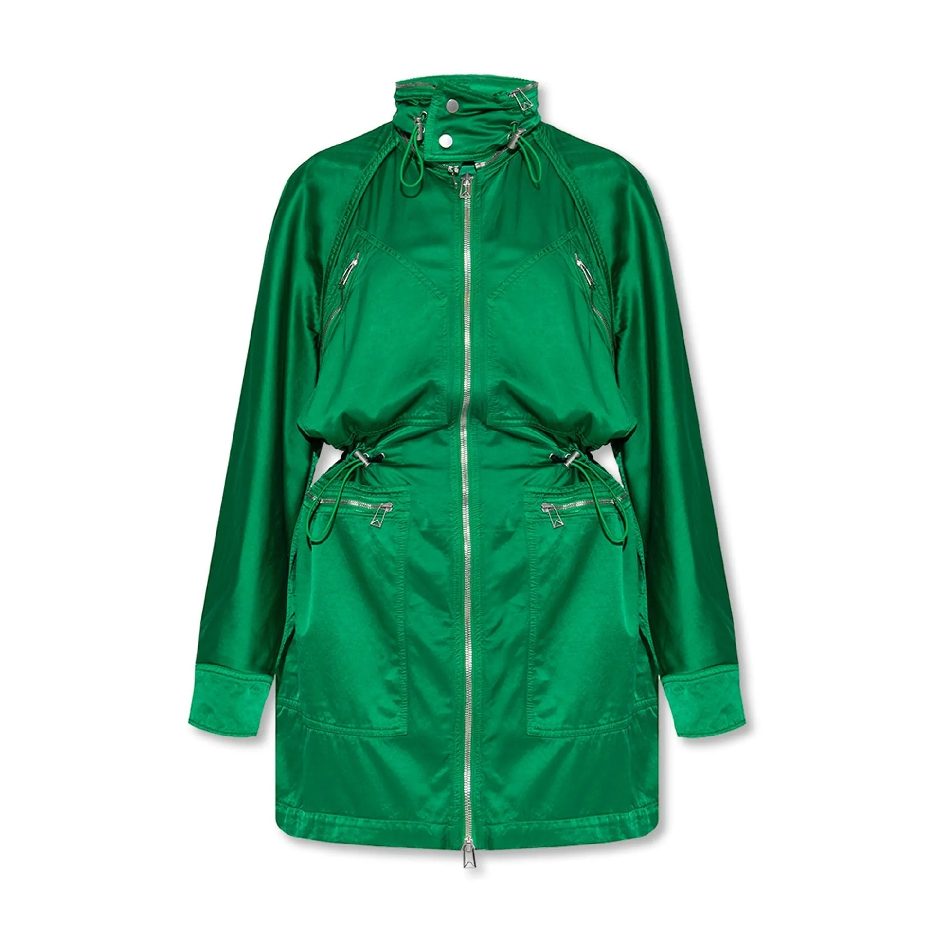 Bottega Veneta Satin Parka sold by Siebentaschen