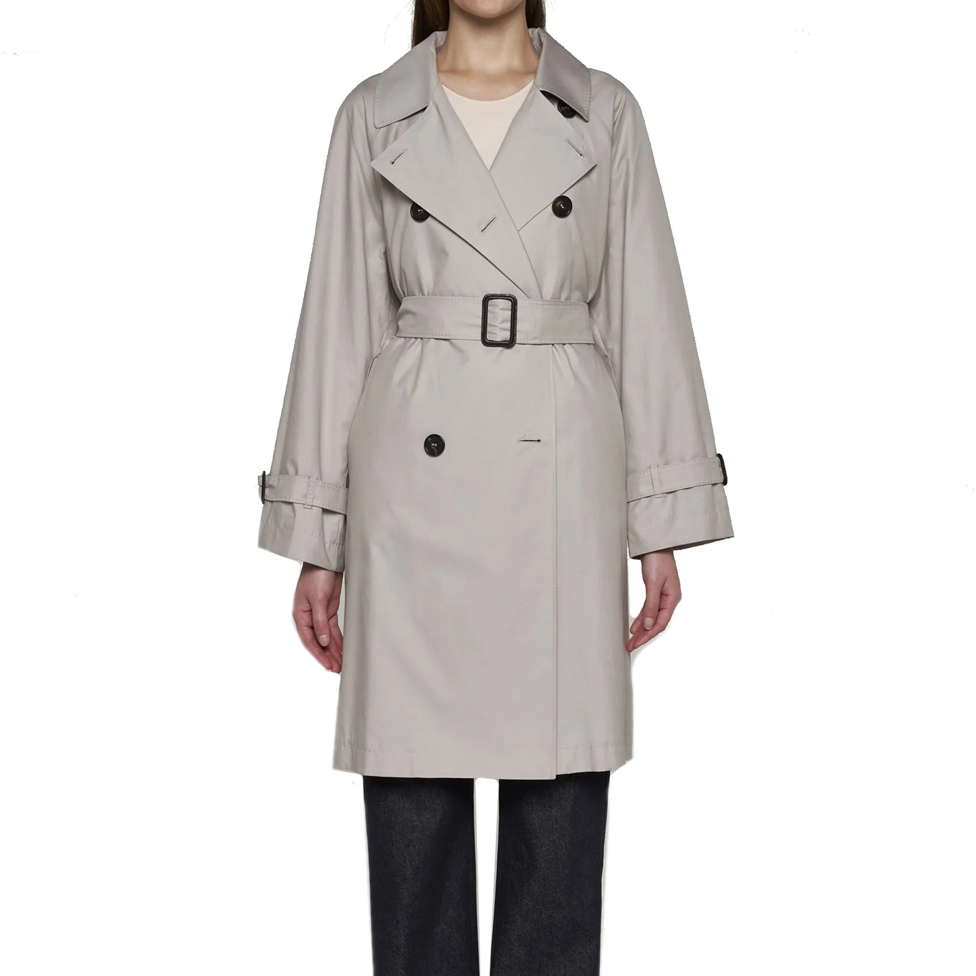 Max Mara The Cube Blend Cotton Trench Coat sold by Siebentaschen product image thumbnail 2