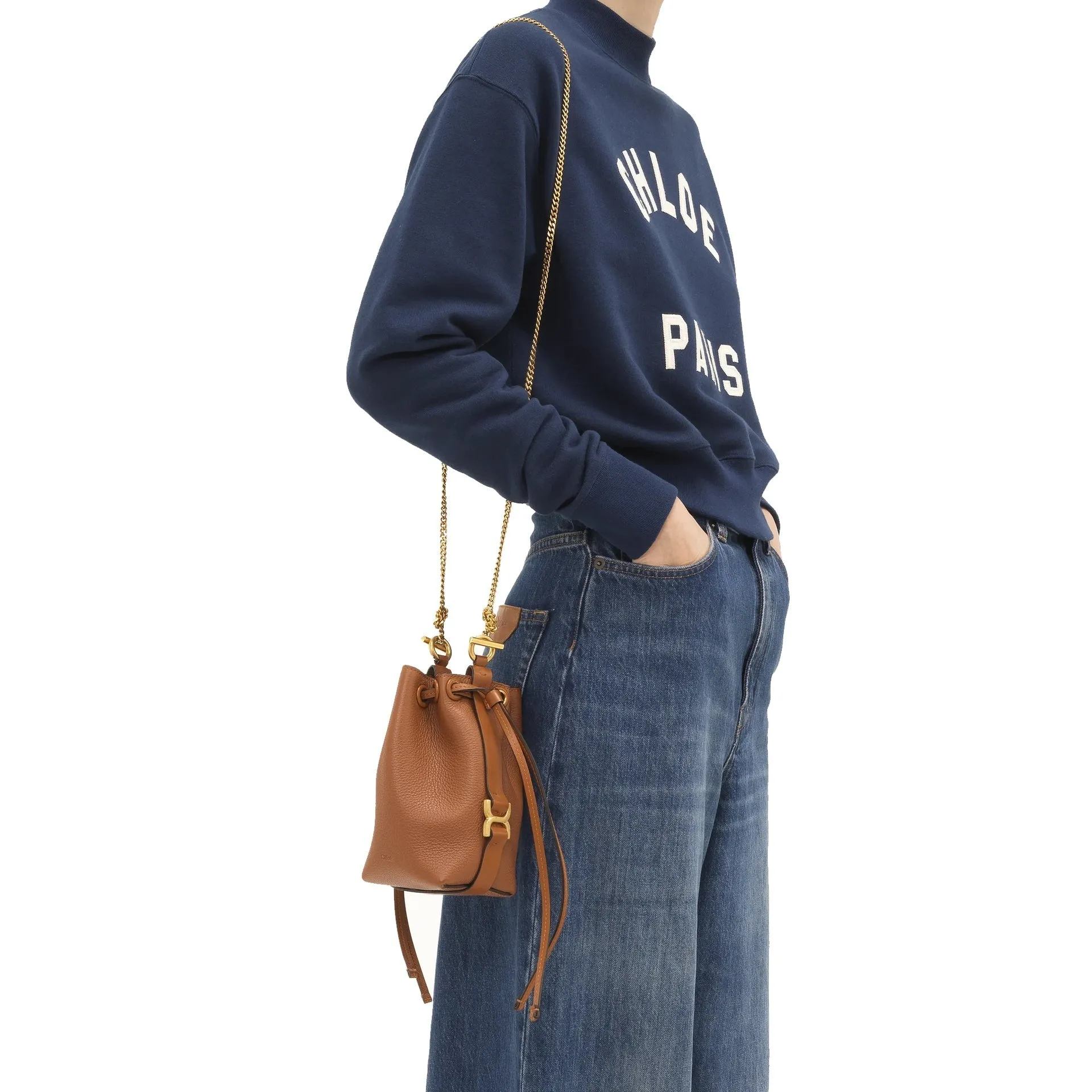 Chloé Micro Marcie Bucket Bag sold by Siebentaschen product image thumbnail 4