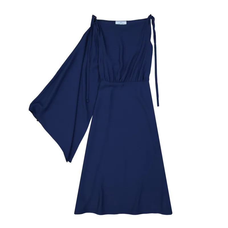 Prada Flared One Sleeve Midi Dress made by Prada