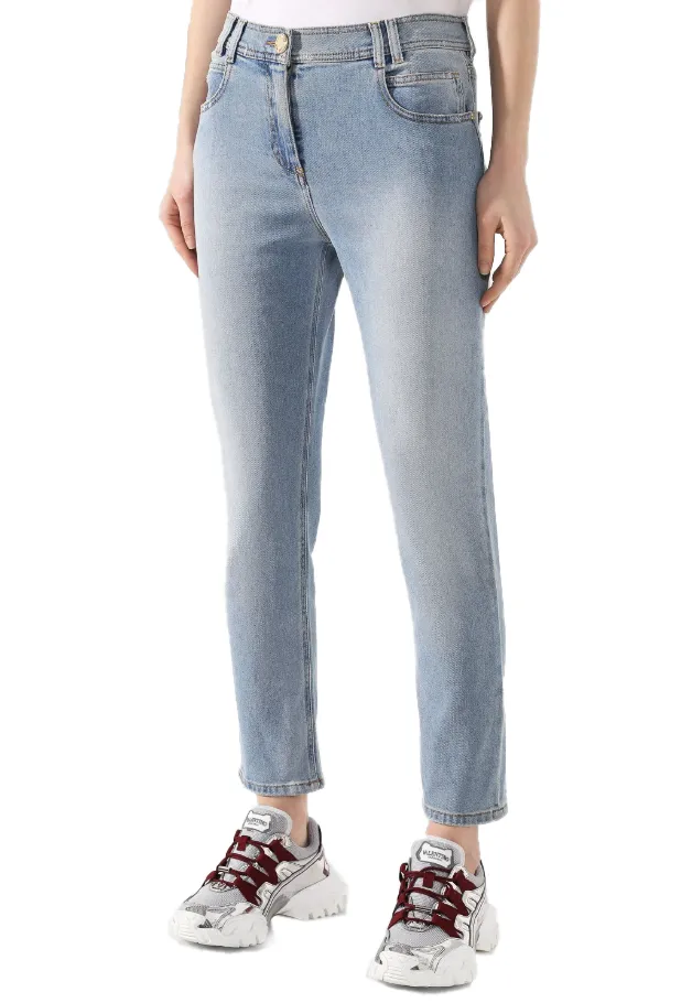 Balmain Woman Jeans Regular Light Blue sold by Siebentaschen product image thumbnail 3