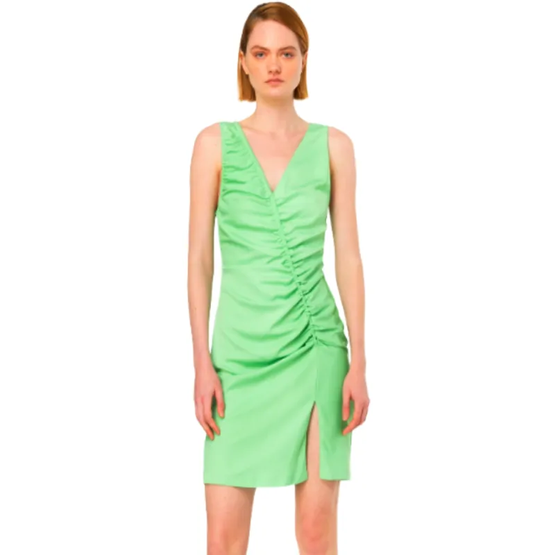 Pinko Woman Dress Antenore Green made by Pinko