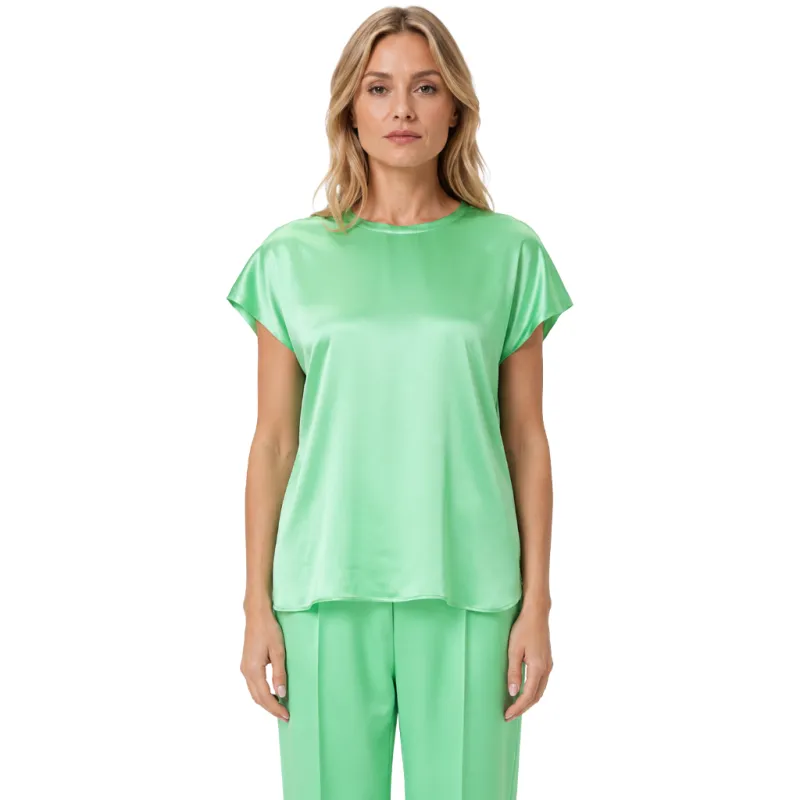 Pinko Woman Blusa Farida Blouse Green made by Pinko
