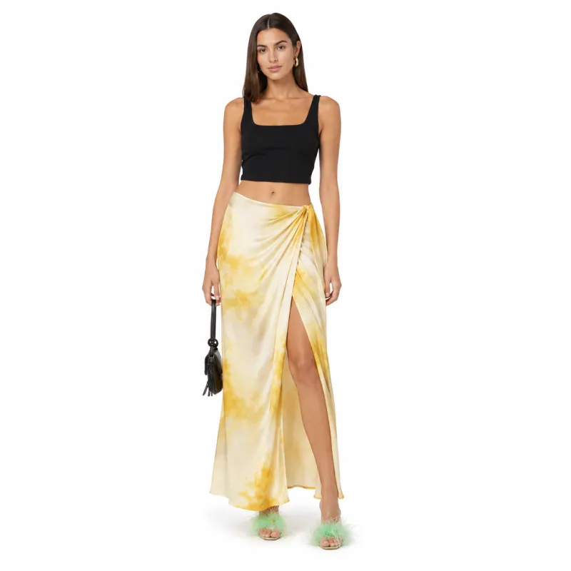 Pinko Woman Skirt Carasina Yellow made by Pinko