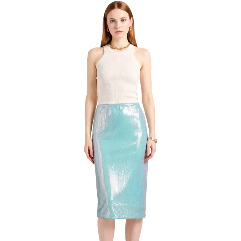 Pinko Woman Skirt Isclero Light Blue made by Pinko