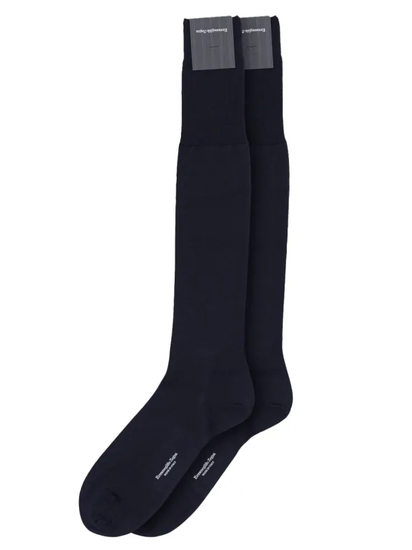 Zegna Socks Blue made by Ermenegildo Zegna