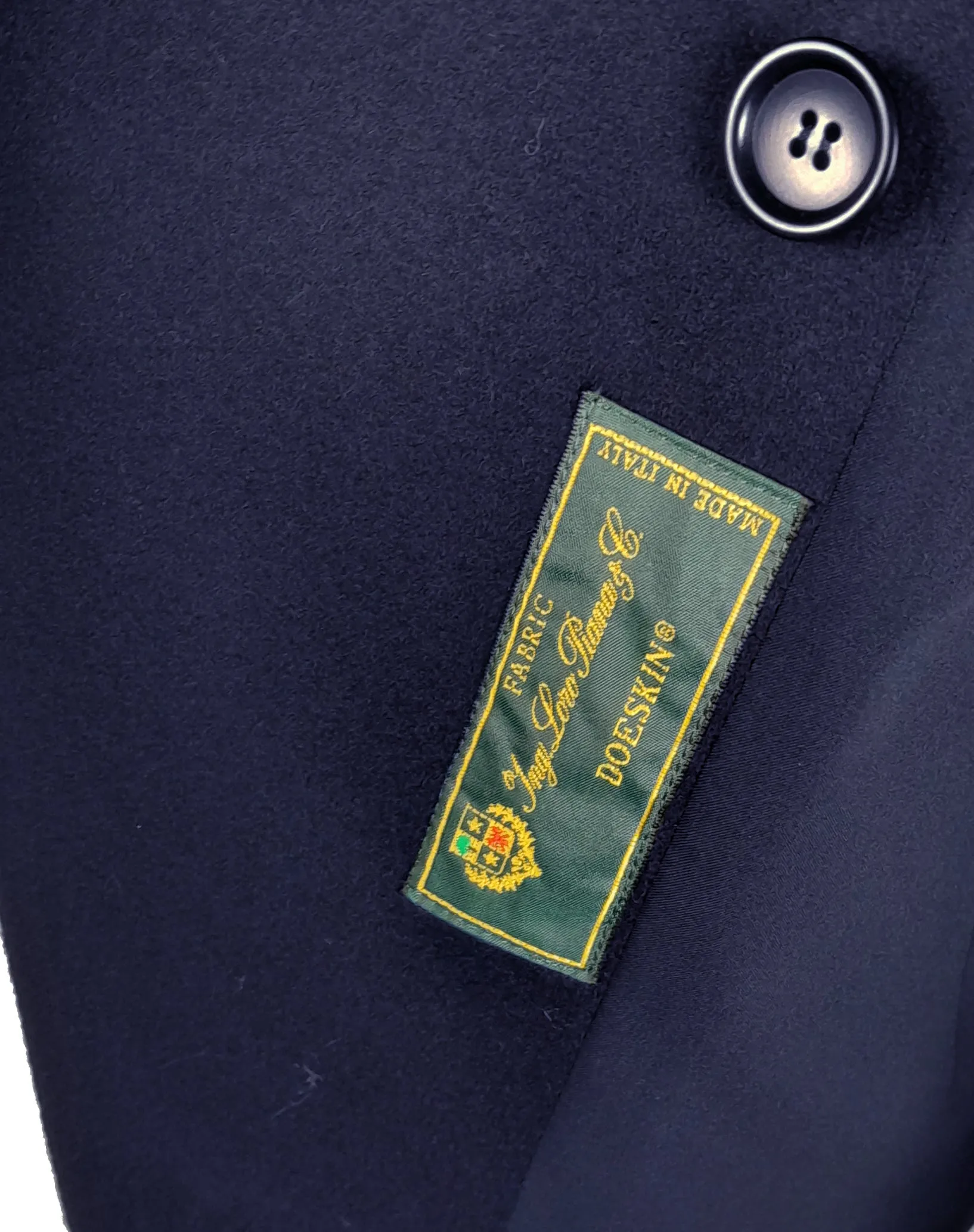 Loro Piana Fabric Woman Jacket Double-Breasted Blue sold by Siebentaschen product image thumbnail 4