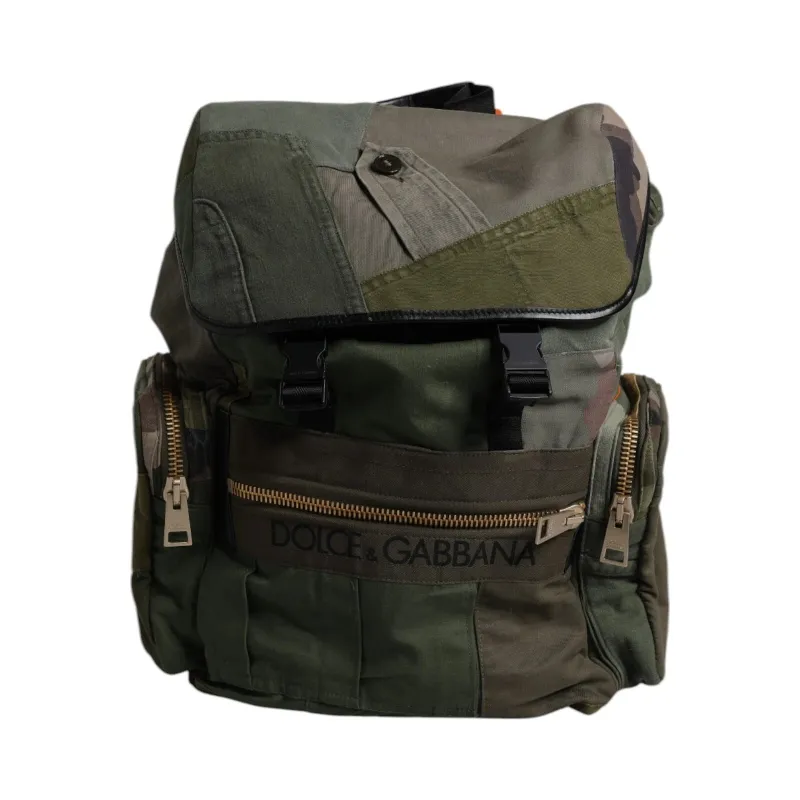 Dolce & Gabbana Man Backpack Military Camouflage made by Dolce & Gabanna