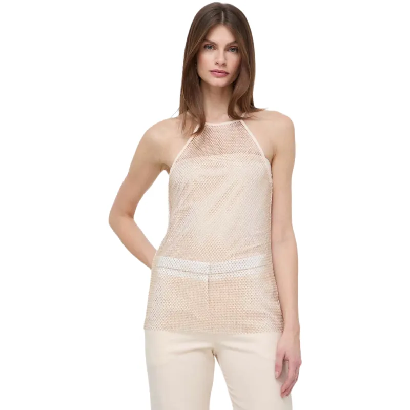 Patrizia Pepe Woman Top Astral Blush Beige made by Patrizia Pepe