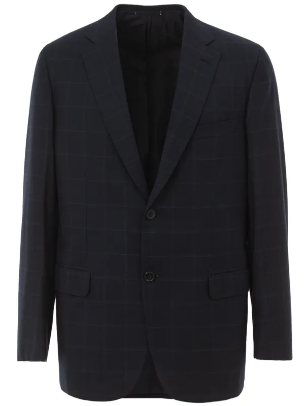 Brioni Jackets Blue made by Brioni