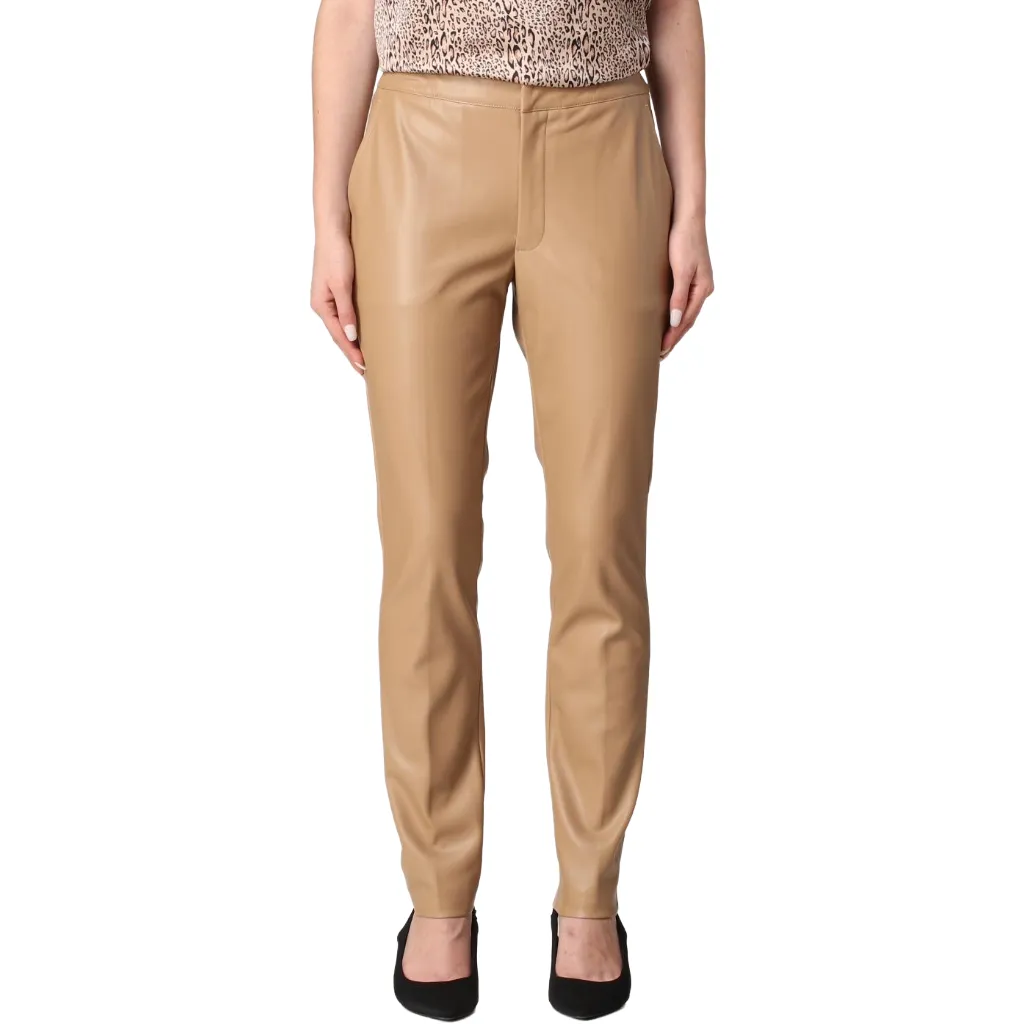 Twinset Woman Trousers Ecopelle Beige sold by Siebentaschen product image thumbnail 2