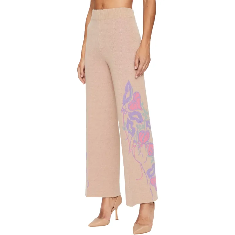 Twinset Woman Trousers Knit Beige made by Siebentaschen