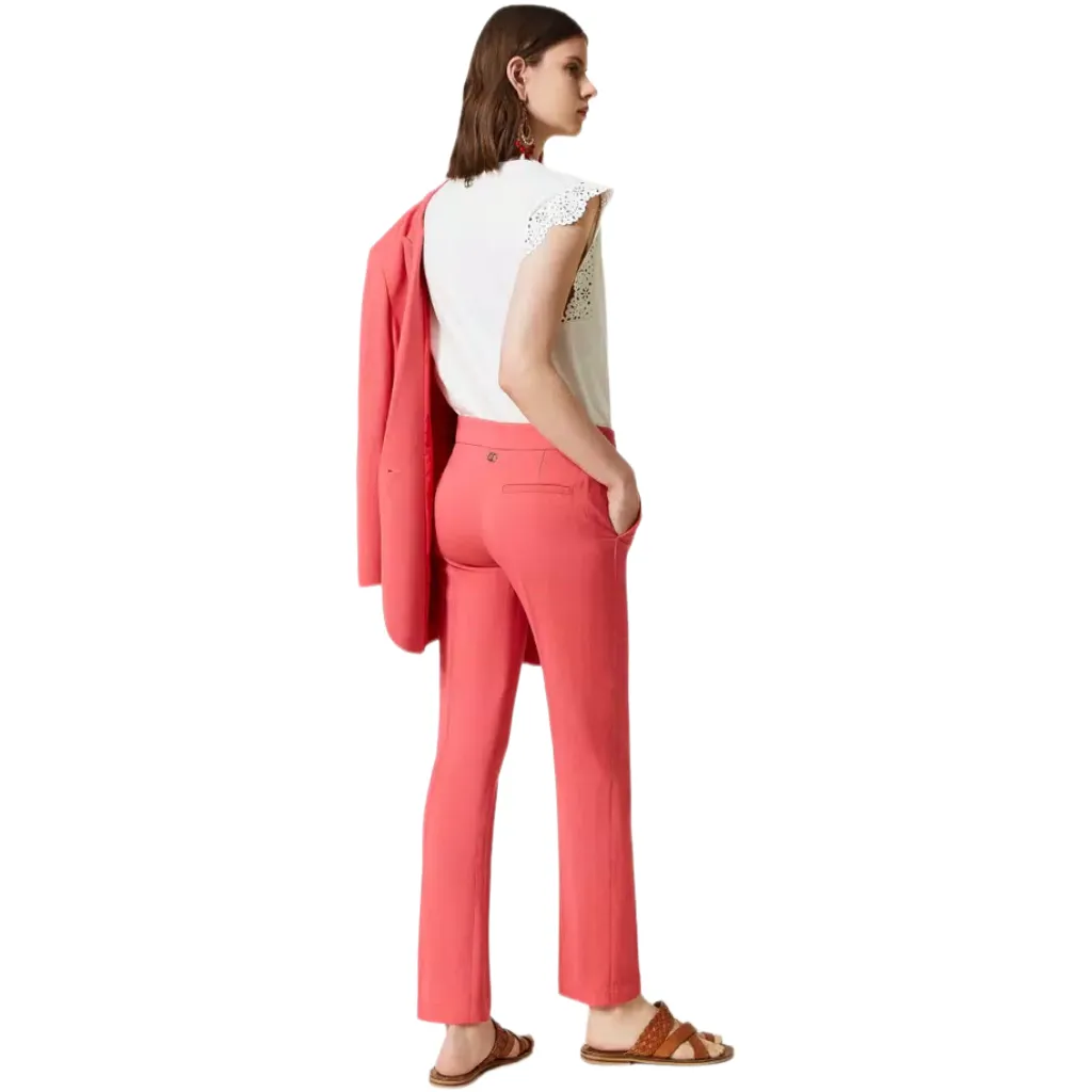 Twinset Woman Trousers Sigaretta Pink sold by Siebentaschen product image thumbnail 3