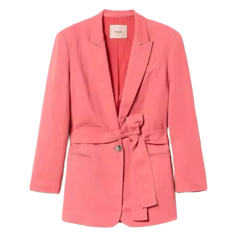 Twinset Woman Jacket Blazer Pink made by Siebentaschen