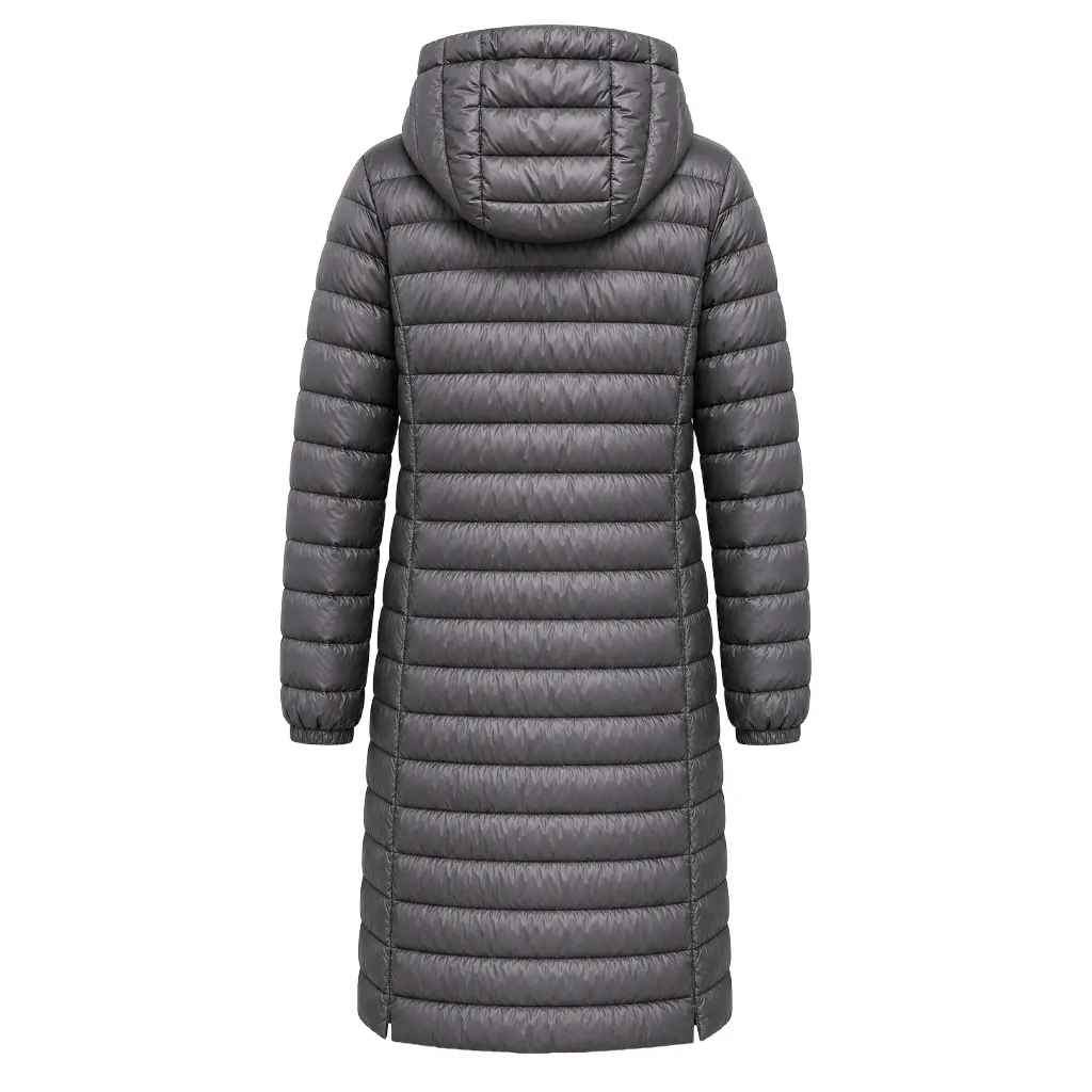 Parajumpers Woman Down Jacket Long Magalie Grey sold by Siebentaschen product image thumbnail 2