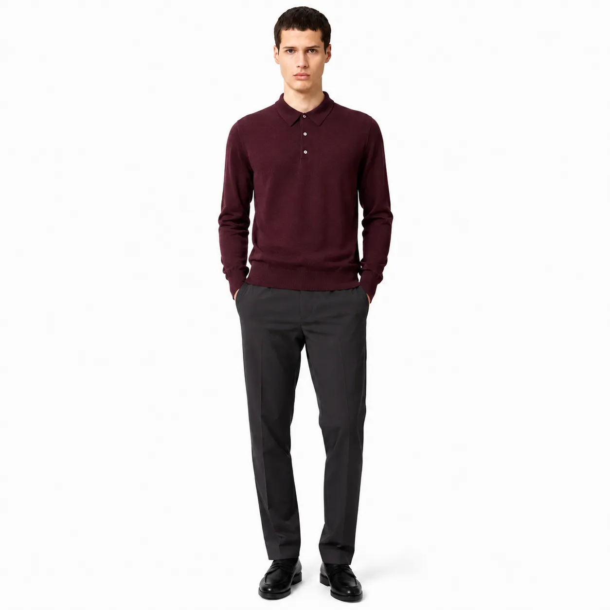 Alpha Studio Man Polo Ultrafine Red sold by Siebentaschen product image thumbnail 3