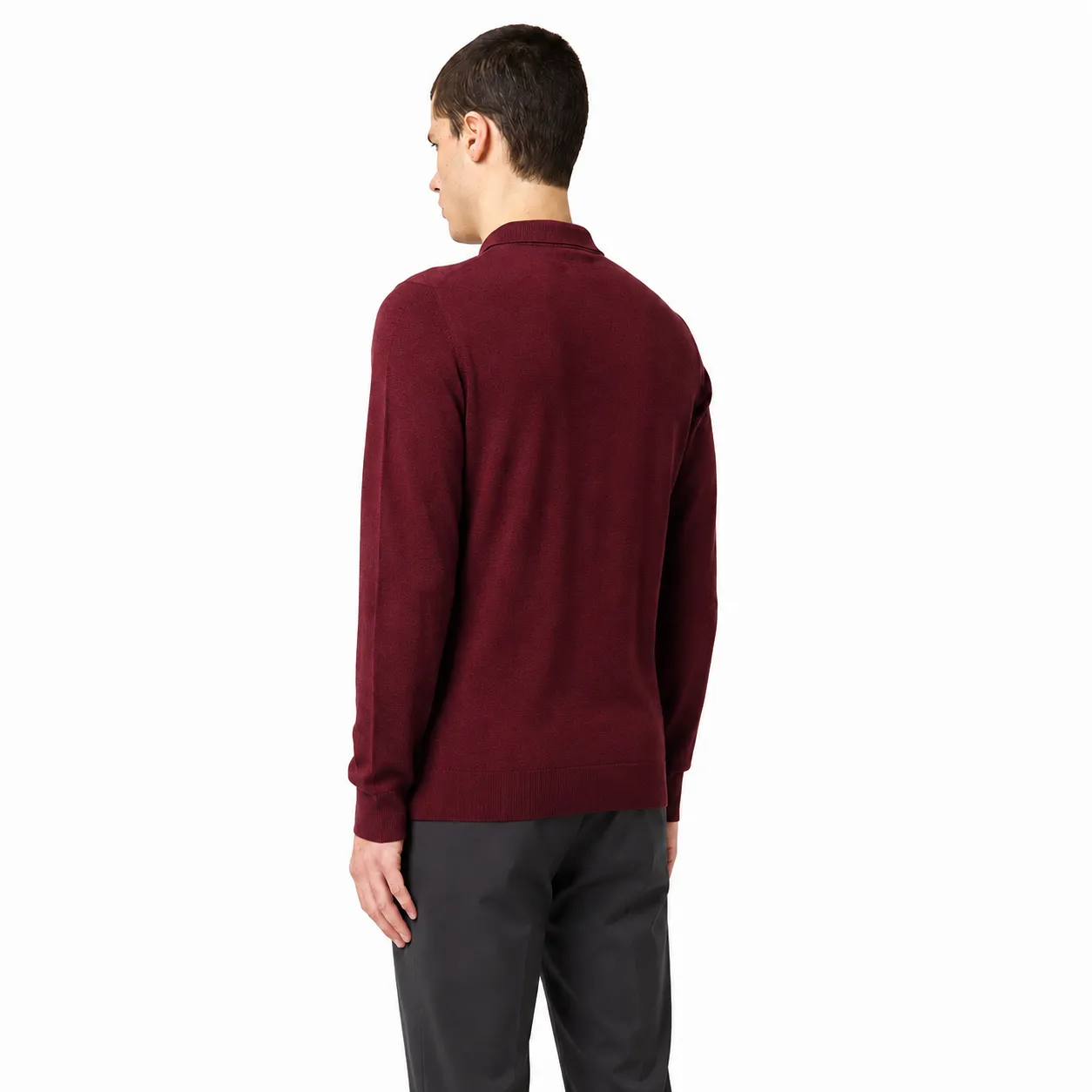 Alpha Studio Man Polo Ultrafine Red sold by Siebentaschen product image thumbnail 4
