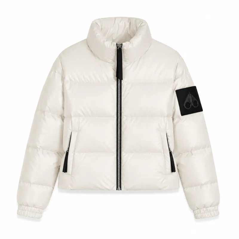 Moose knuckles Woman Down Jacket Puffer White made by Moose Knuckles