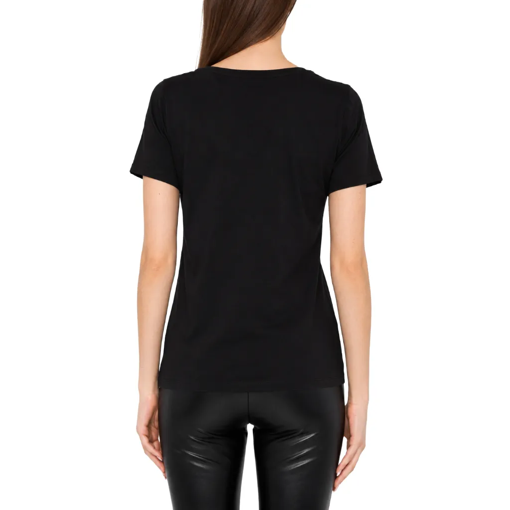 Patrizia Pepe Woman T-Shirt Strass Black sold by Siebentaschen product image thumbnail 2
