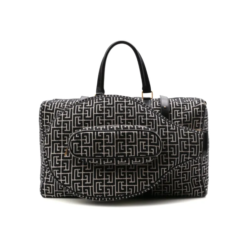 Balmain Man Borsone Voyage Duffle Bags Black made by Balmain