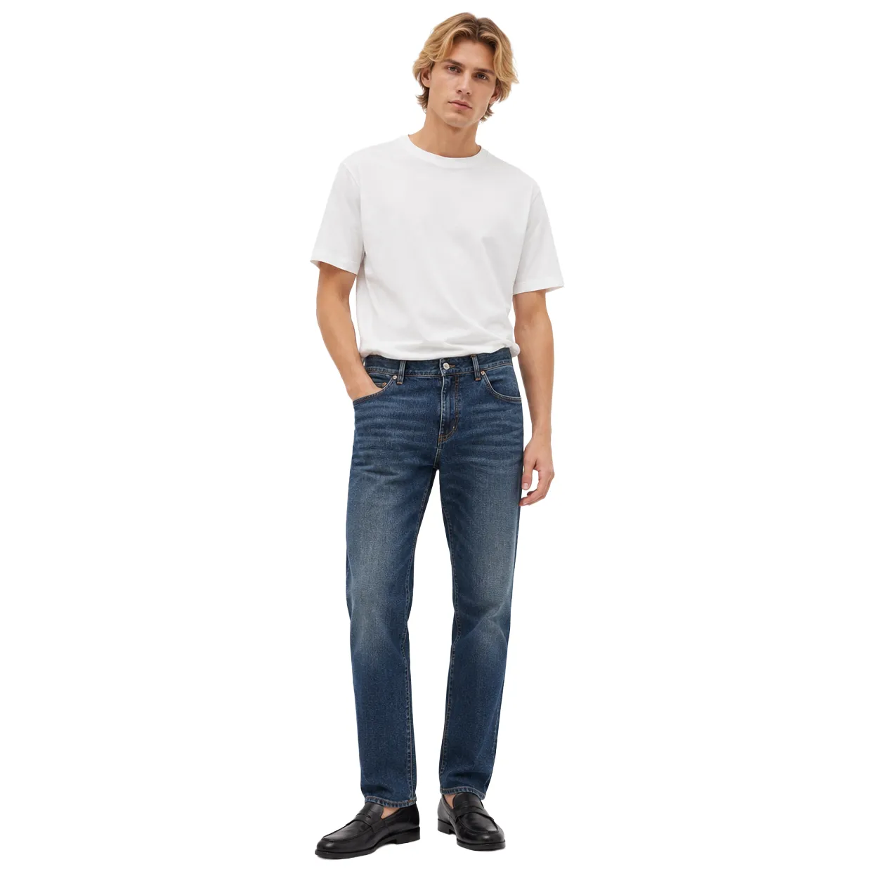 Dolce & Gabbana Man Trousers Denim Regular Blue sold by Siebentaschen