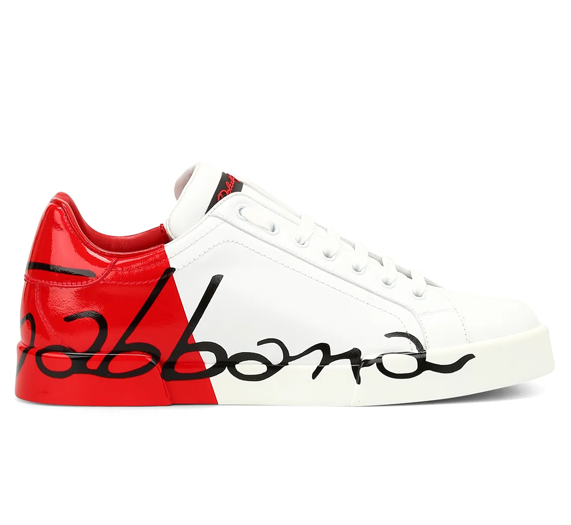 Dolce & Gabbana Woman Sneakers Patent Leather White sold by Siebentaschen