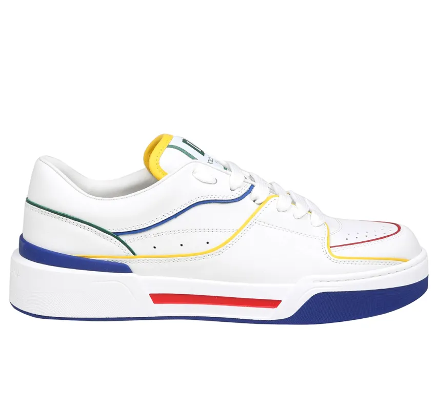 Dolce & Gabbana Man Sneakers Basse Vit Nappato White made by Dolce & Gabanna