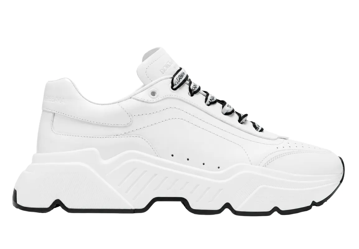 Dolce & Gabbana Woman Sneakers Vitello Nappato White made by Dolce & Gabanna