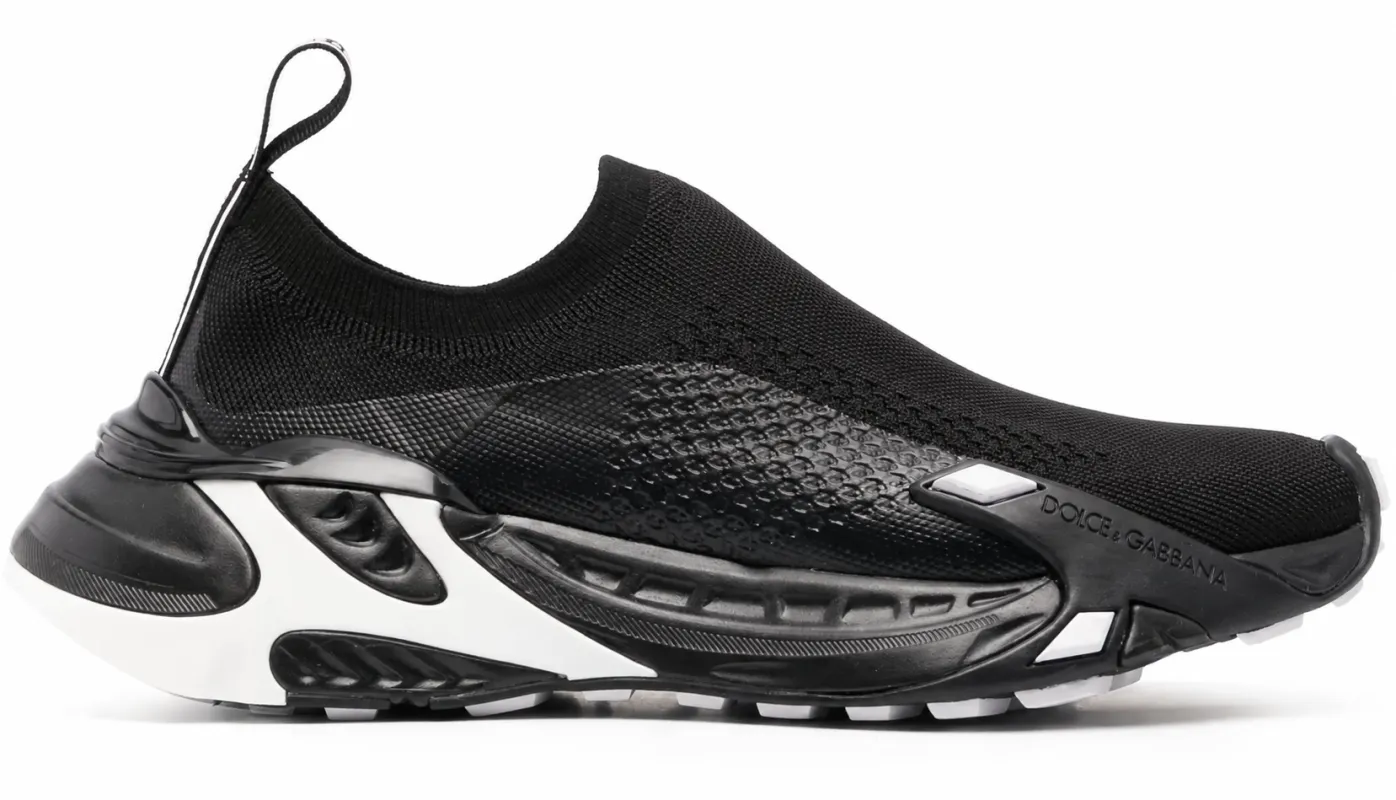Dolce & Gabbana Woman Sneaker Bassa Fast Calza Sneakers Black made by Dolce & Gabanna