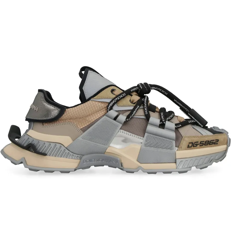 Dolce & Gabbana Woman Sneaker Bassa Gommata Sneakers Grey made by Dolce & Gabanna
