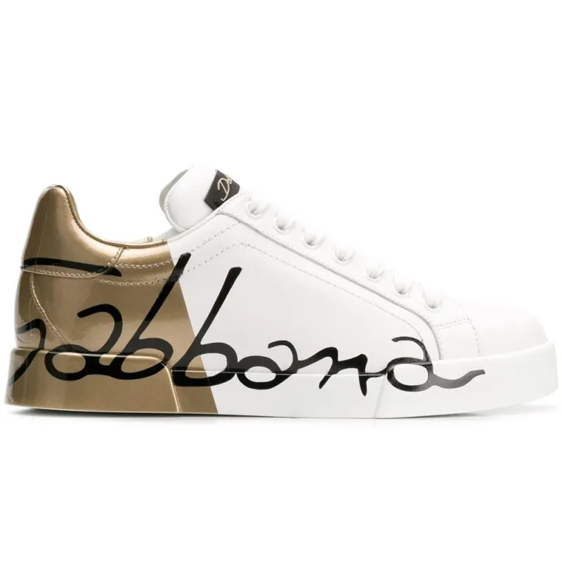 Dolce & Gabbana Woman Sneakers Patent Leather White made by Dolce & Gabanna