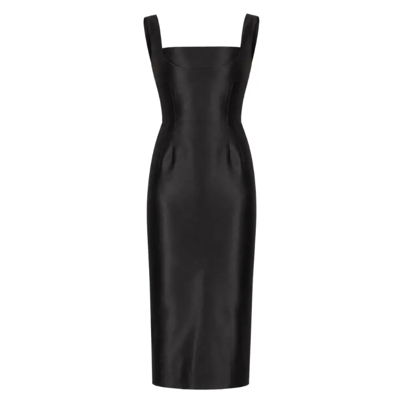 Dolce & Gabbana Woman Dress Spalline Black made by Dolce & Gabanna