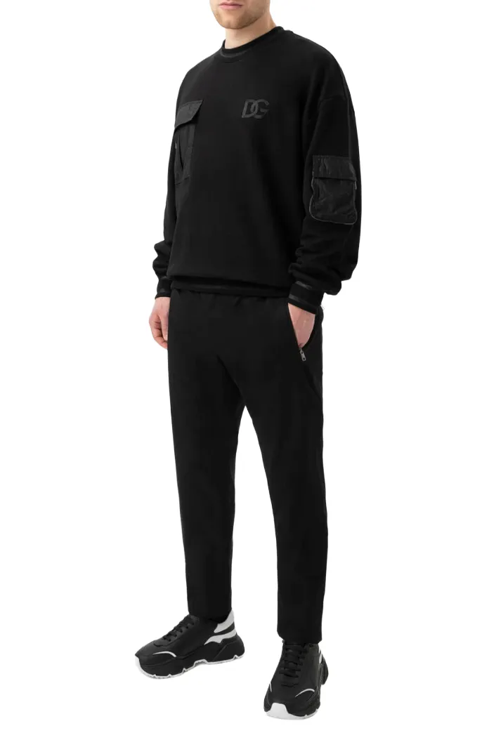 Dolce & Gabbana Man Sweatshirt multi-tasca Black sold by Siebentaschen product image thumbnail 3