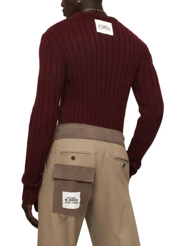 Dolce & Gabbana Man Knit Wool re-edition Red sold by Siebentaschen product image thumbnail 2