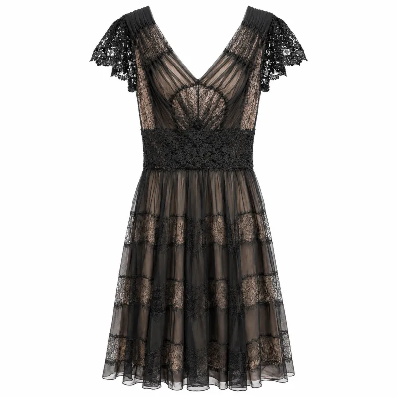 Dolce & Gabbana Woman Dress Lace Black made by Dolce & Gabanna