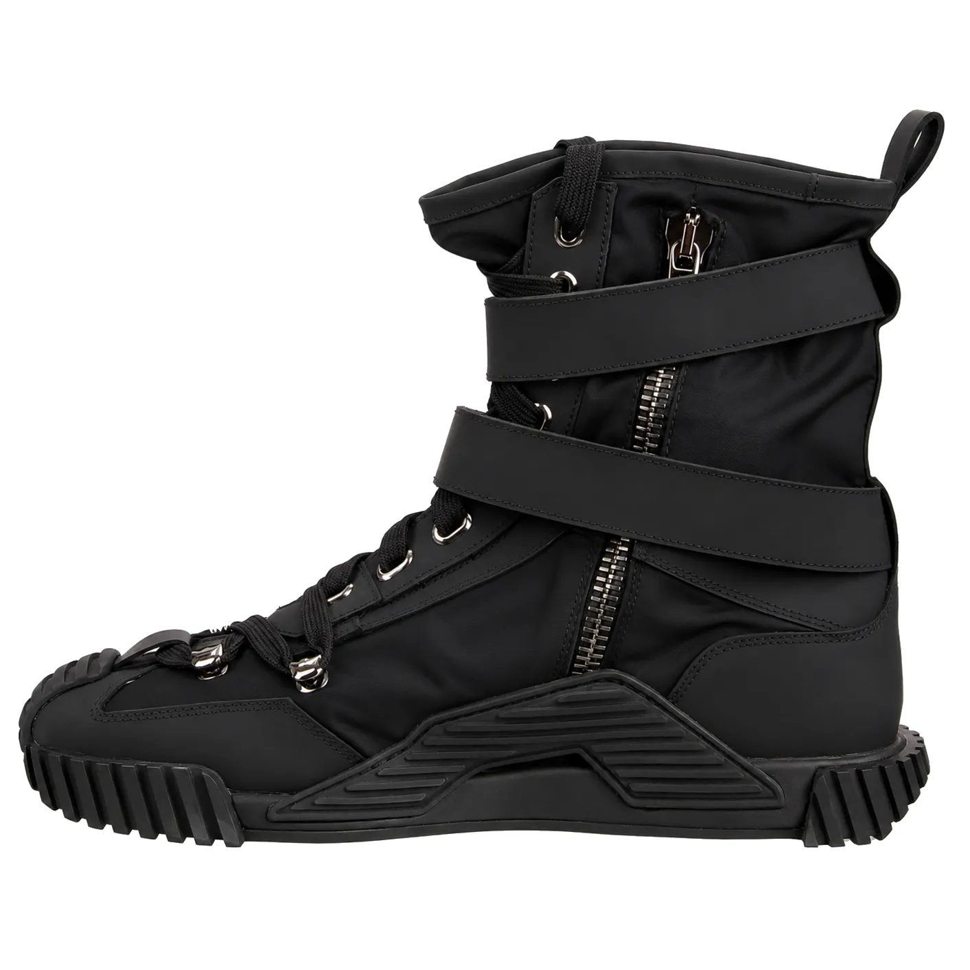Dolce & Gabbana Man Sneaker Alta Nylon Gomma Sneakers Black sold by Siebentaschen product image thumbnail 2
