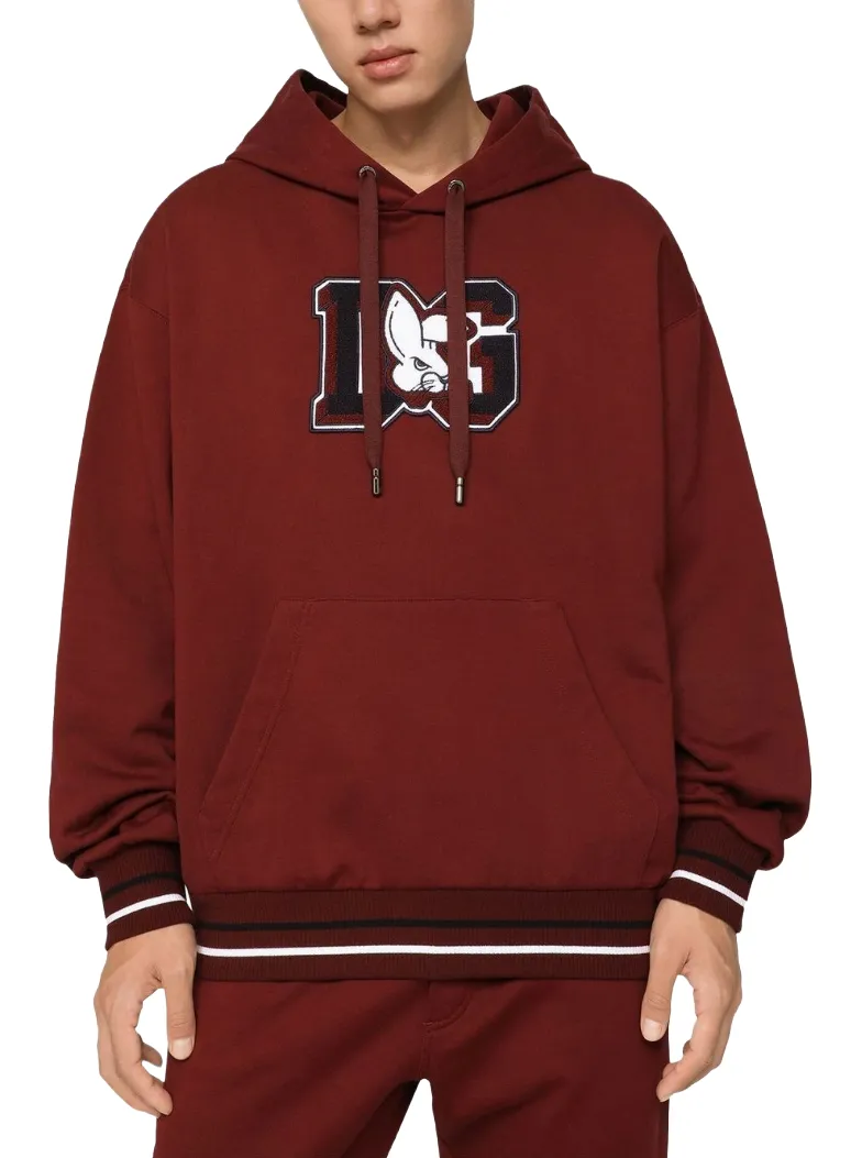 Dolce & Gabbana Man Sweatshirt Hooded Rabbit Red sold by Siebentaschen product image thumbnail 2