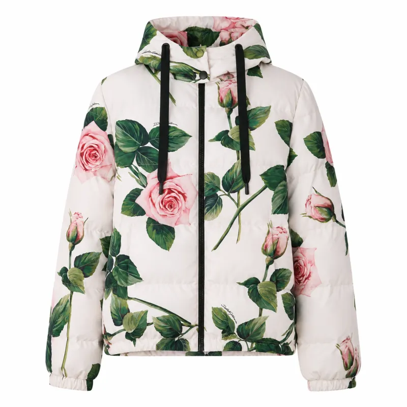 Dolce & Gabbana Woman Jacket Floral White made by Dolce & Gabanna