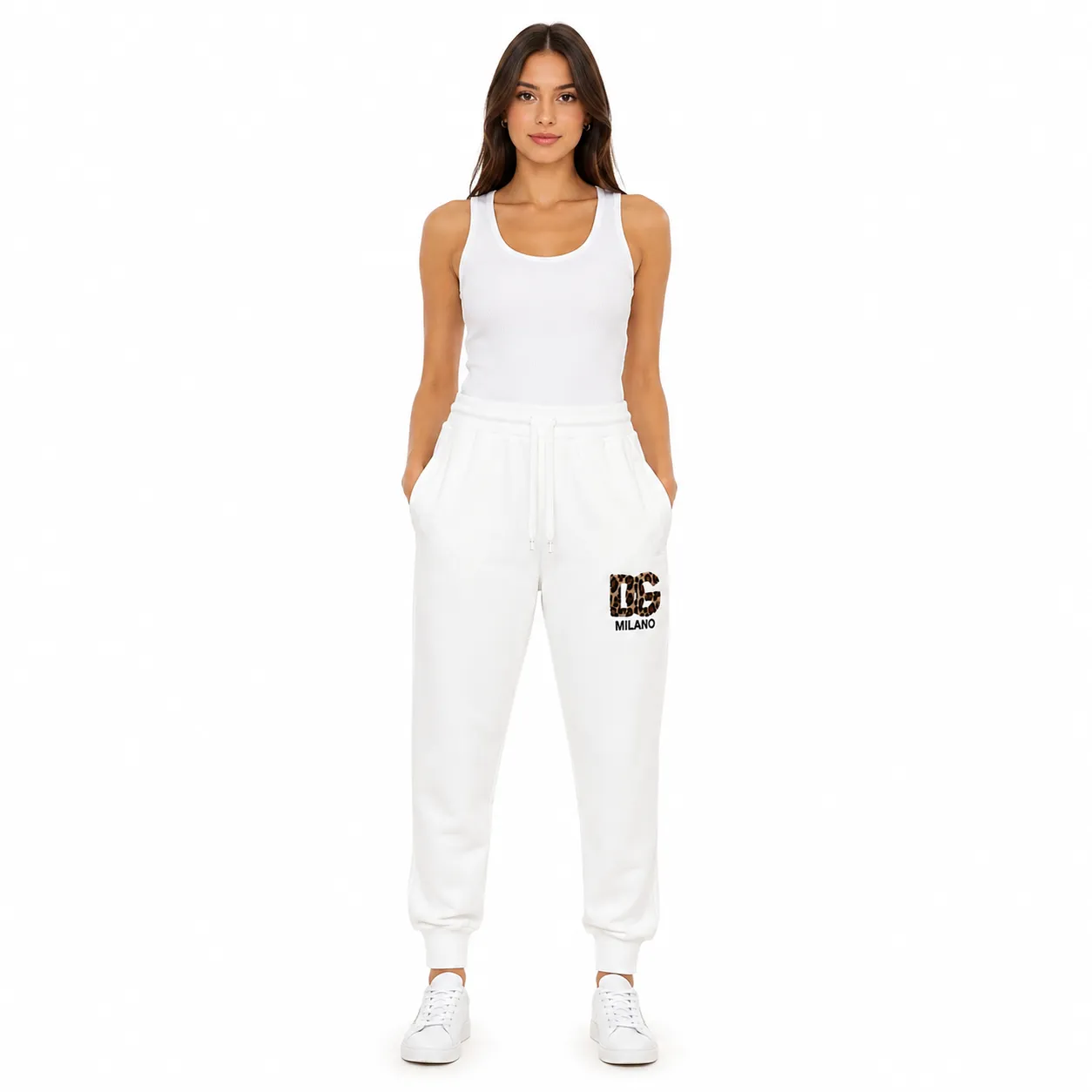 Dolce & Gabbana Woman Trousers Tracksuit White sold by Siebentaschen product image thumbnail 3