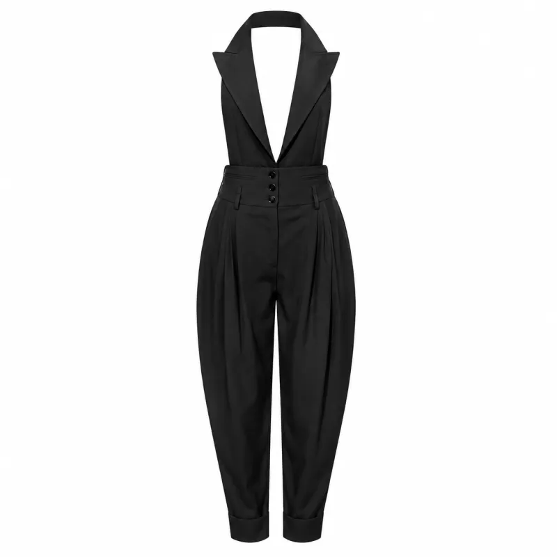 Dolce & Gabbana Woman Tracksuit Schiena Scoperta Black made by Dolce & Gabanna