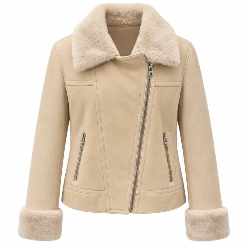Dolce & Gabbana Woman Jacket Pelliccia Beige made by Dolce & Gabanna