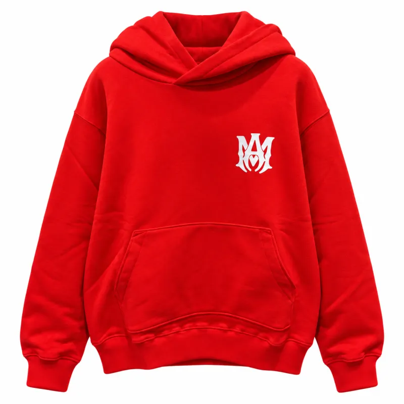 Amiri Man Sweatshirt Logata Red made by AMIRI