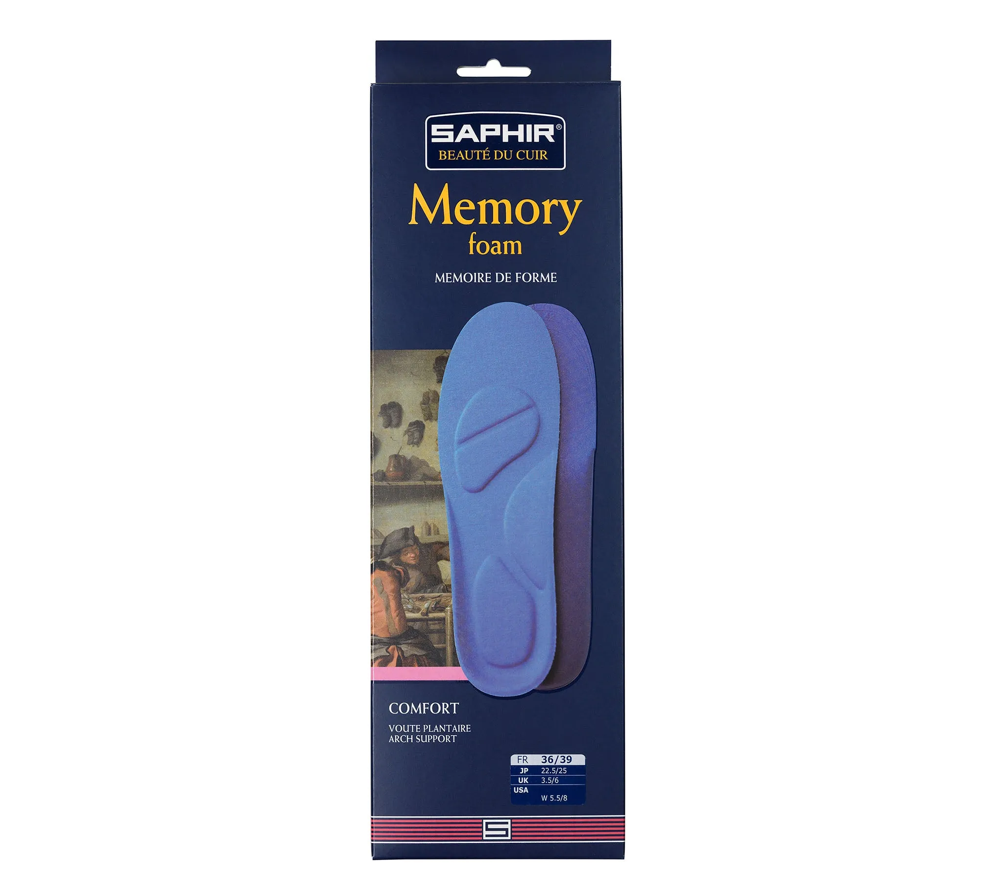 Memory Foam Insoles sold by saphir