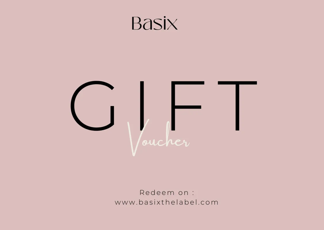 E-gift made by Basix the Label