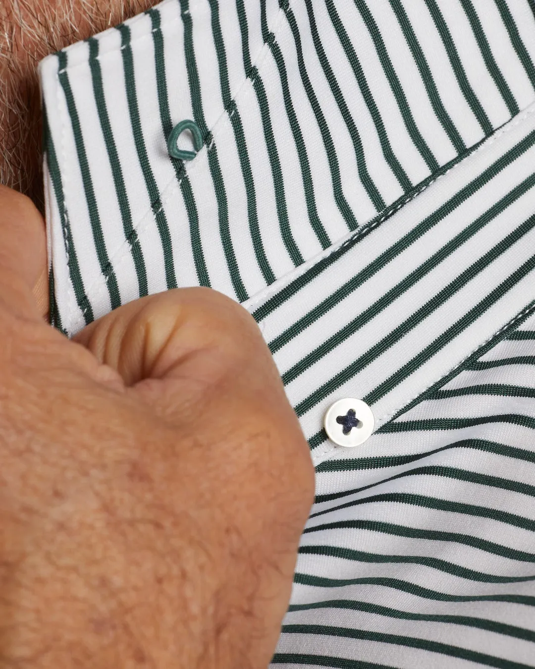 Congress Stripe - Azalea Polo sold by Stitch product image thumbnail 5