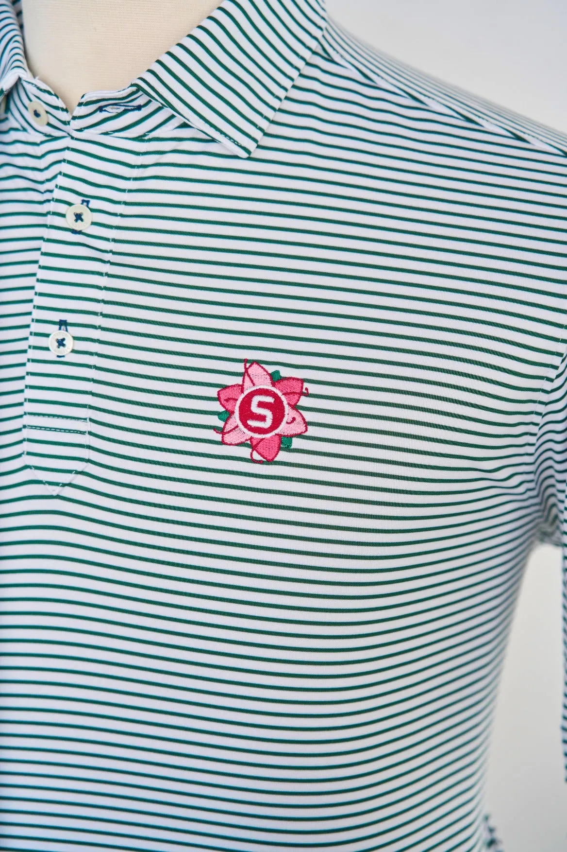 Congress Stripe - Azalea Polo sold by Stitch product image thumbnail 3