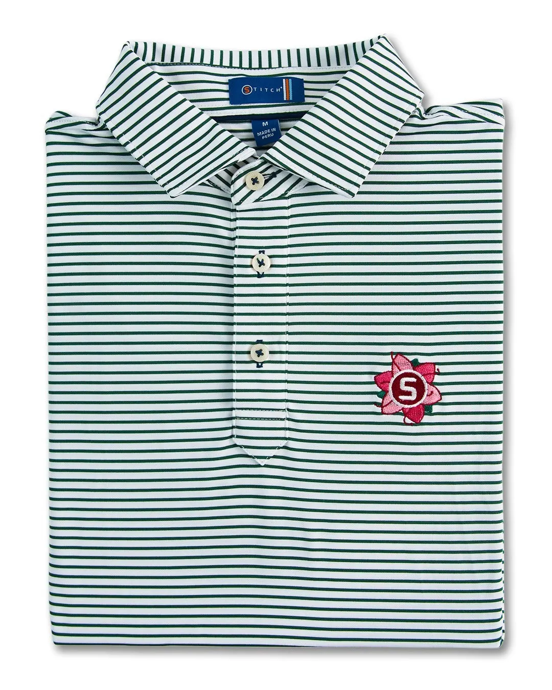 Congress Stripe - Azalea Polo sold by Stitch