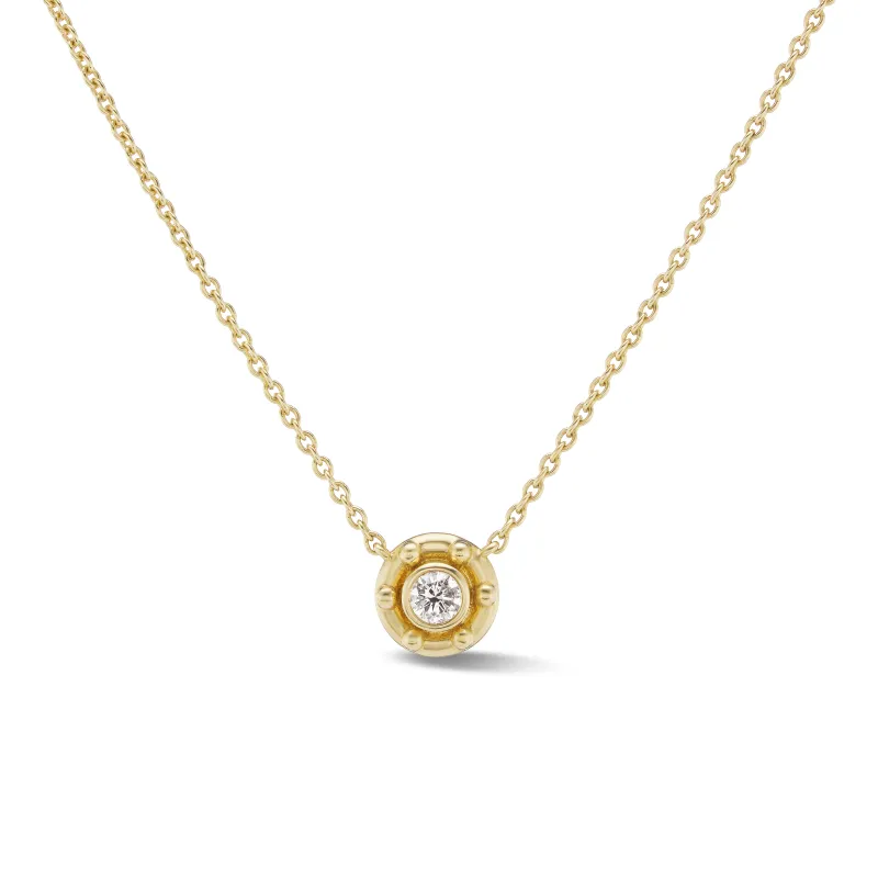 Aurifex Necklace in Diamond made by EMILY WELD COLLINS