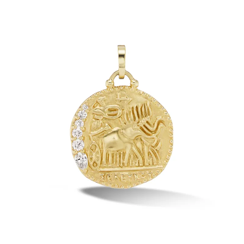 Elephant Quadriga Talisman Charm made by EMILY WELD COLLINS